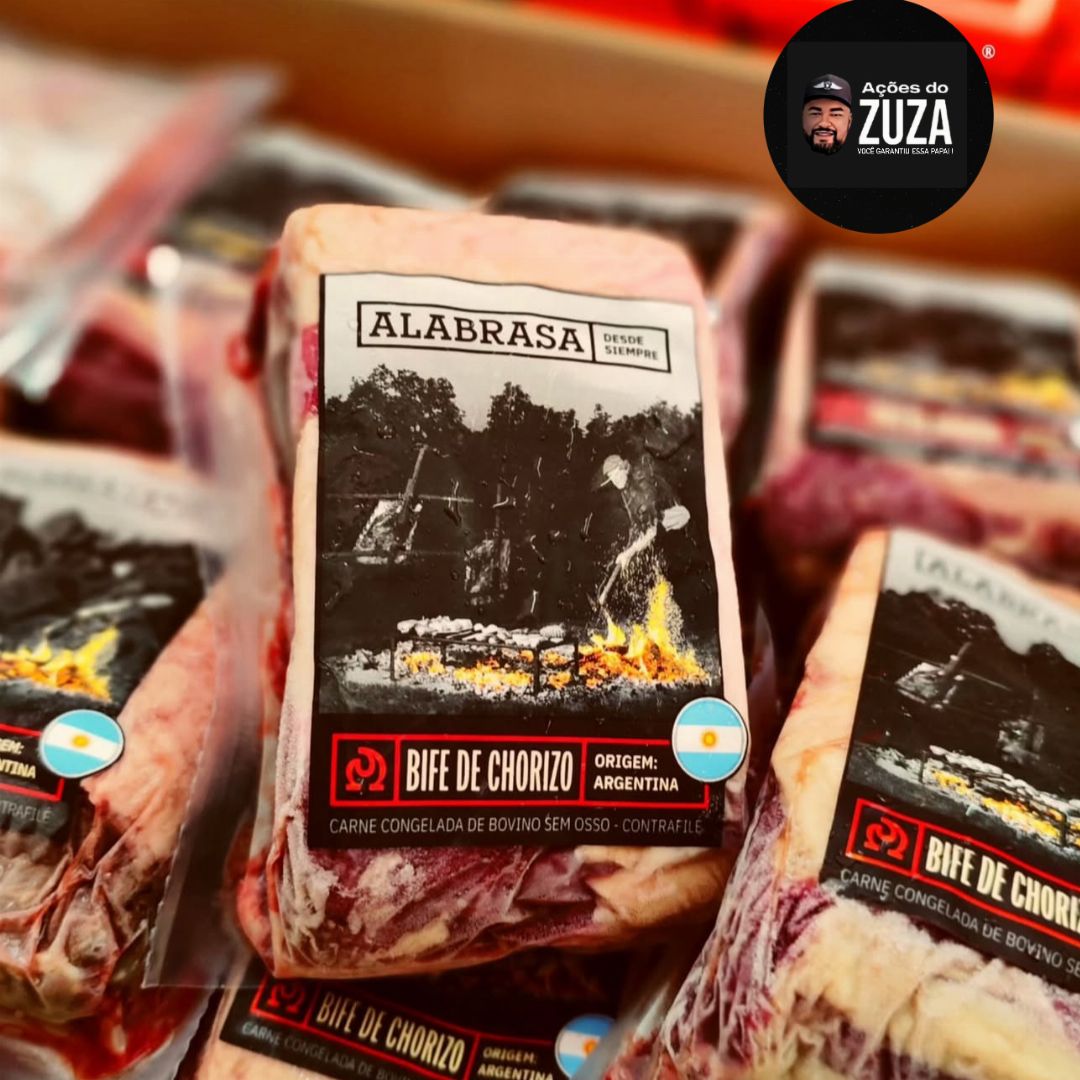 1 caixa de bife de chorizo argentino angus