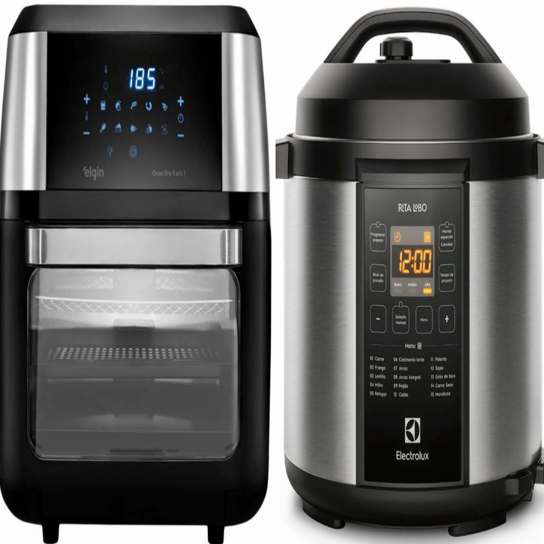 Air frayer 4em1 ou panela de pressão eletrica
