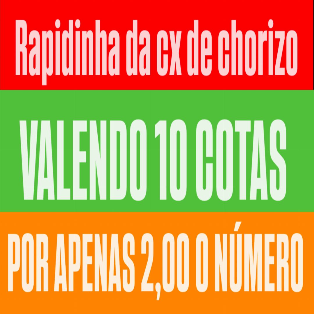 Rapidinha da cx de chorizo