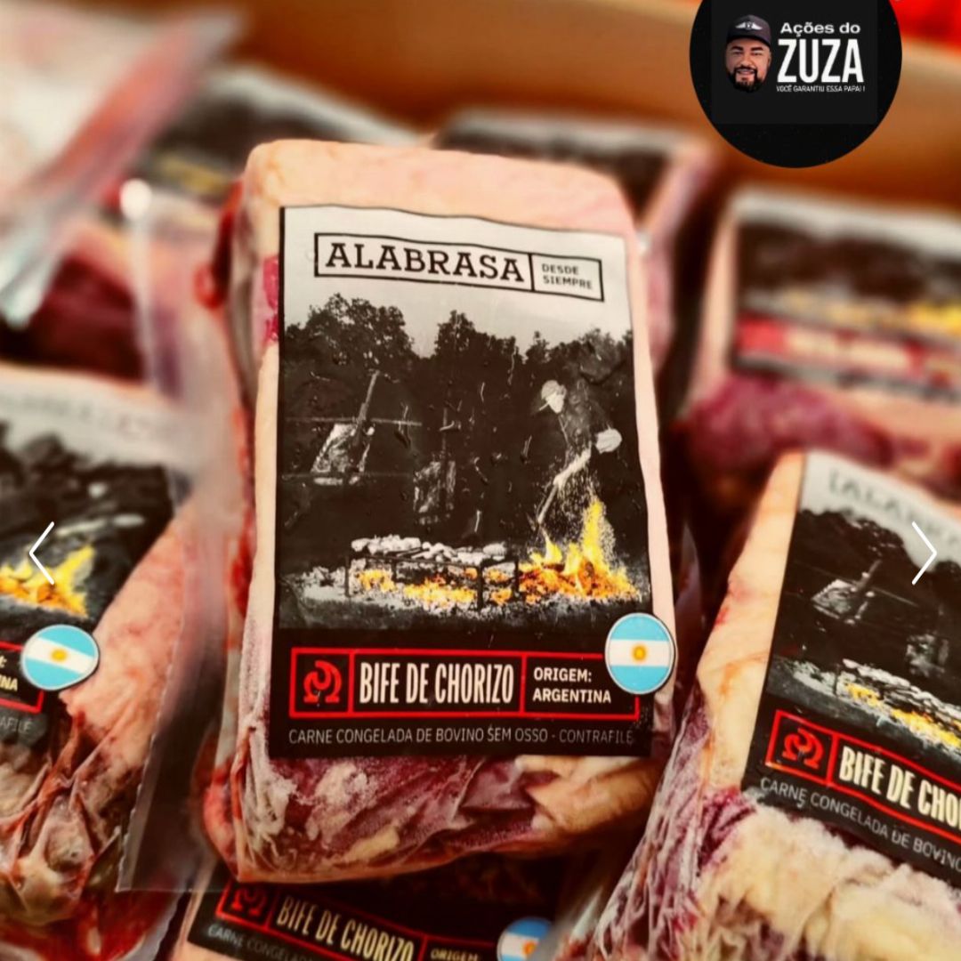 1 caixa de bife de chorizo angus alabrasa