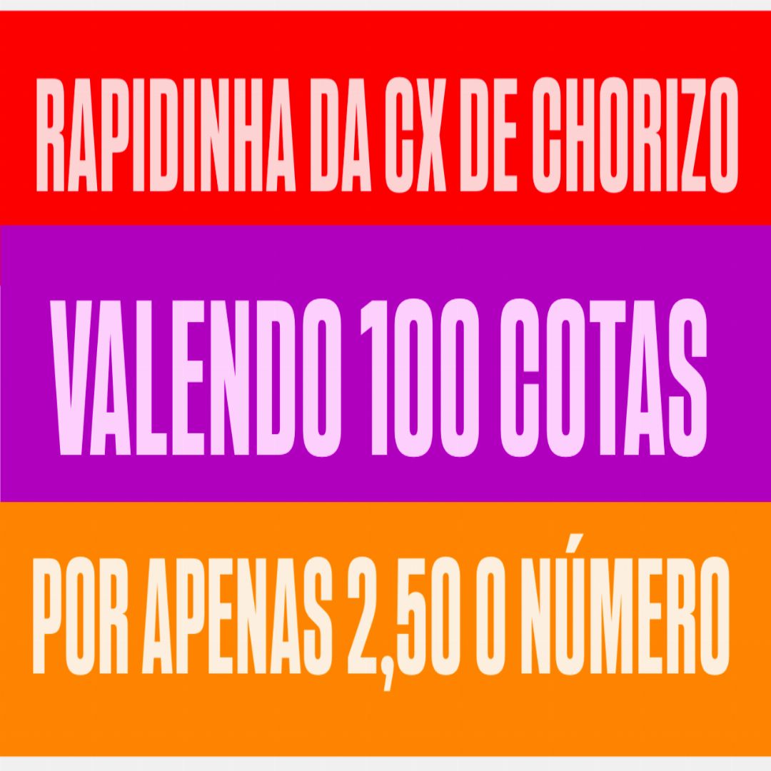 Rapidinha da cx de chorizo 31/5