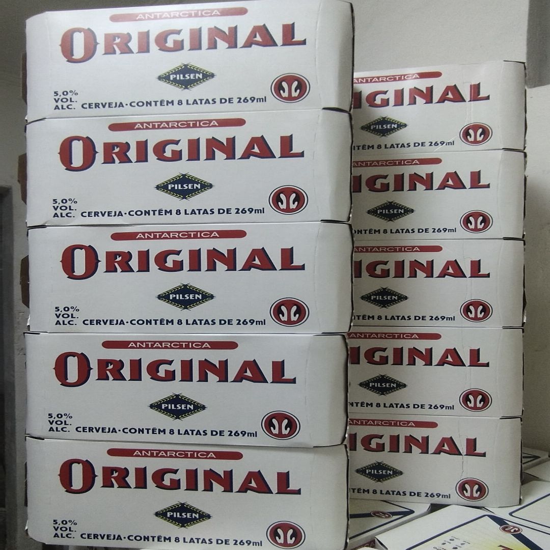 10 cxs de cerveja original