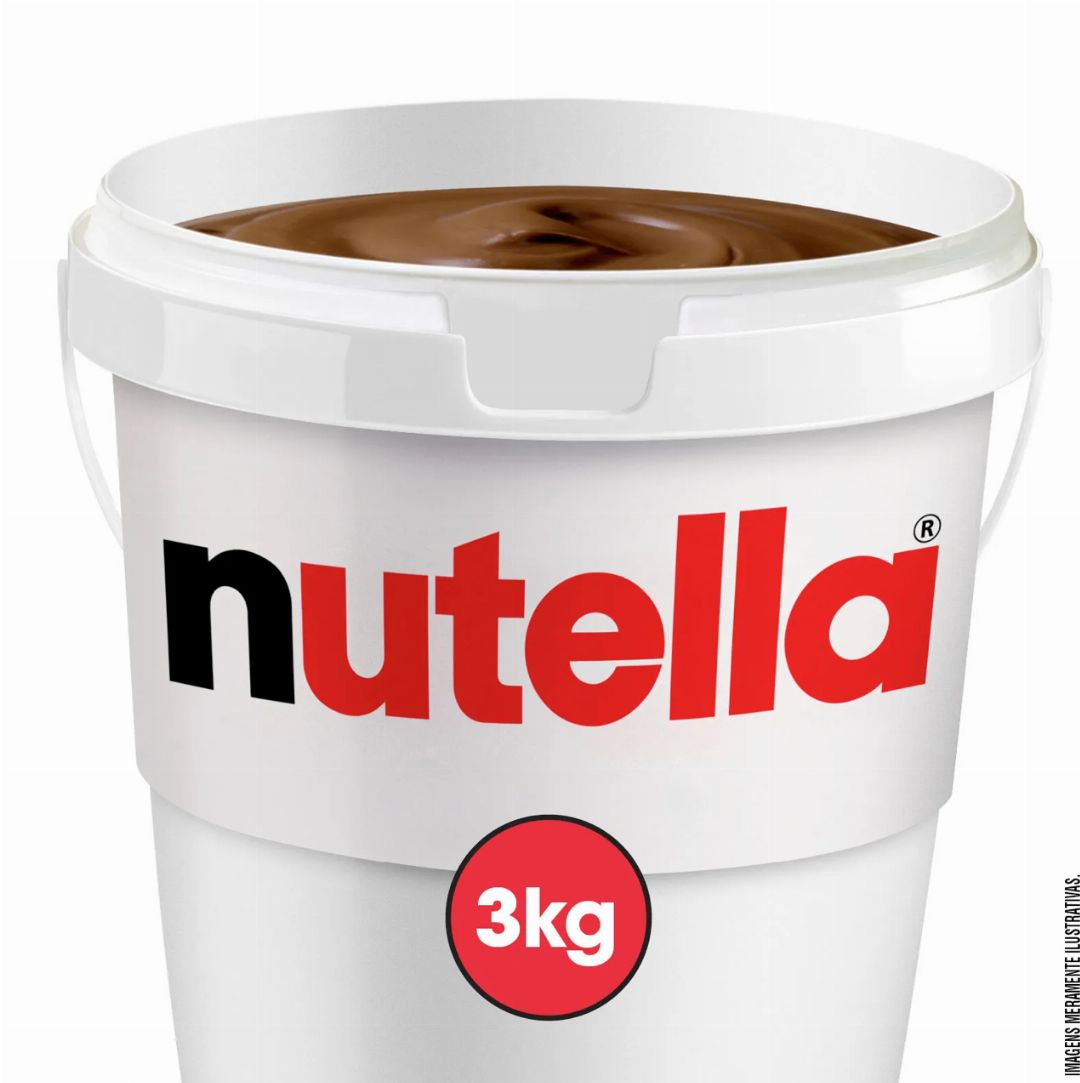 1 pote de nutella 3kg